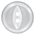 ELAN 2 Hole Button - White -Pearl