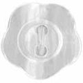 ELAN 2 Hole Button - White - Pearl Flower