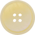 ELAN 4 Hole Button - 25mm (1) - Cream - 2 count
