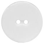ELAN 2 Hole Button - White - Matte