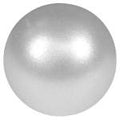 ELAN Shank Button - 8mm (1/4) - White - Pearl Dome - 5 count