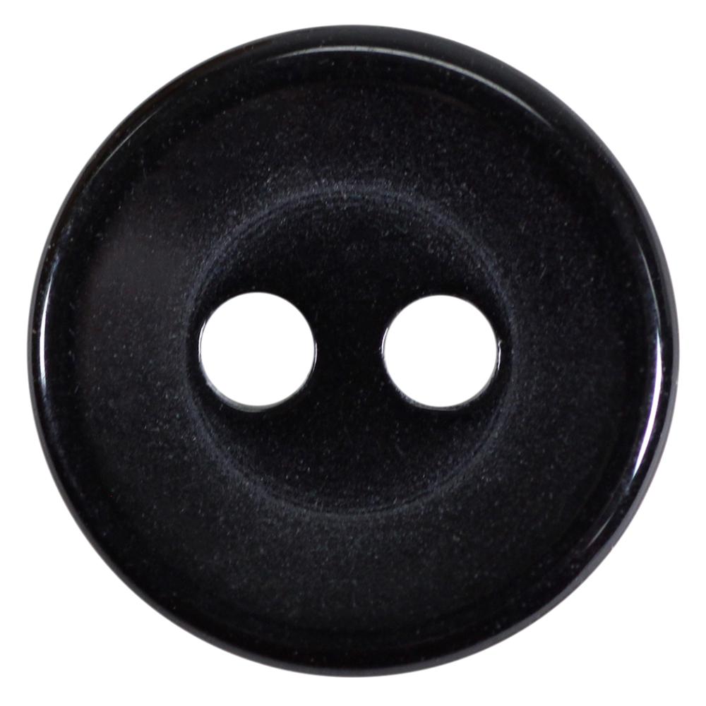 ELAN 2 Hole Button - Black