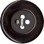 ELAN 4 Hole Button -Black