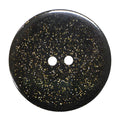 ELAN 2 Hole Button - Black Sparkle