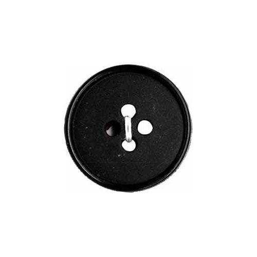 ELAN 4 Hole Button - Black