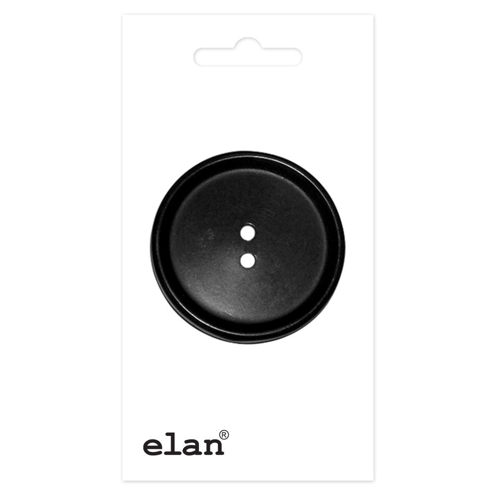 ELAN 2 Hole Button - Black