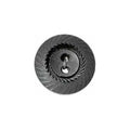 Elan 2 Hole Button  - 30mm (1 1/8″) - Black - 1 count