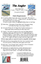 STITCHIN SISTERS "The Angler" Zip Pouch Pattern