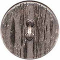 ELAN Novelty 2 Hole Button - Antique Silver