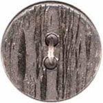 ELAN Novelty 2 Hole Button - Antique Silver
