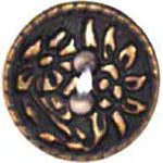 ELAN 2 Hole Button - Antique Gold