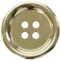 ELAN 4 Hole Button - Gold