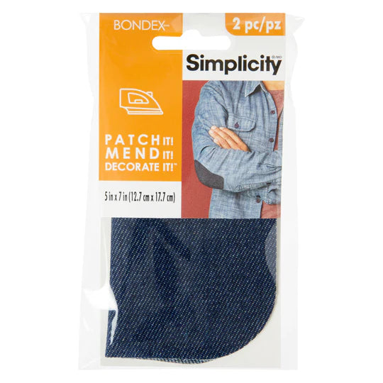 SIMPLICITY Denim Patches, 5" x 7"