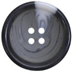 ELAN 4 Hole Button - Grey Tortoise