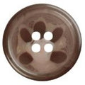 ELAN 4 Hole Button - Brown