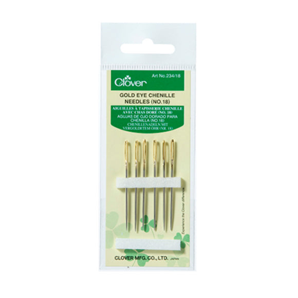 CLOVER Gold Eye Chenille Needles