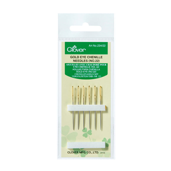 CLOVER Gold Eye Chenille Needles