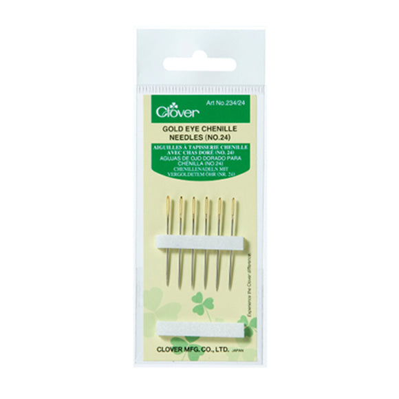 CLOVER Gold Eye Chenille Needles