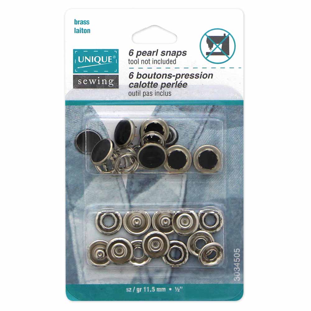 UNIQUE Pearl Snaps, 11.5mm