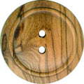 ELAN 2-Hole Button - Wood - 25mm (1″) - 2 count