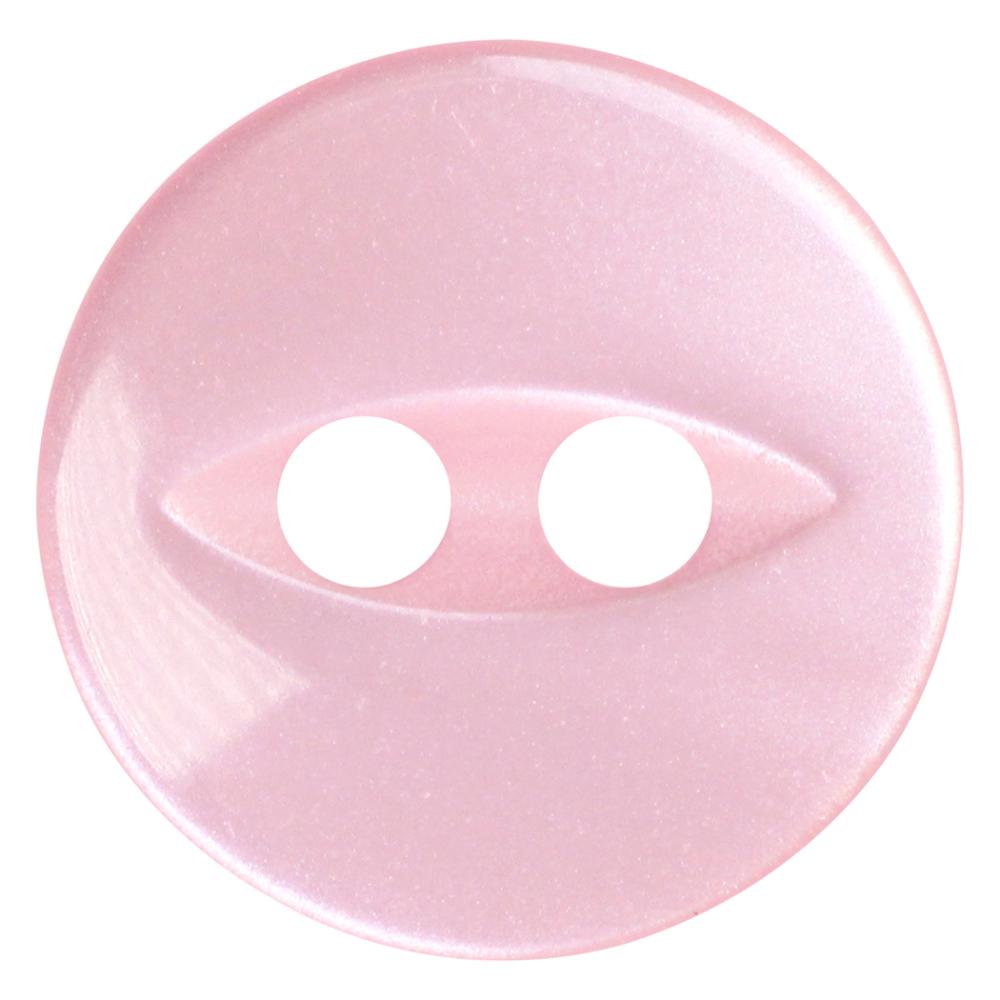 ELAN 2 Hole Button - 10mm (3/8) - Pink - 6 count