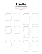 JALIE Lisette Pencil Skirt Pattern (#3883)