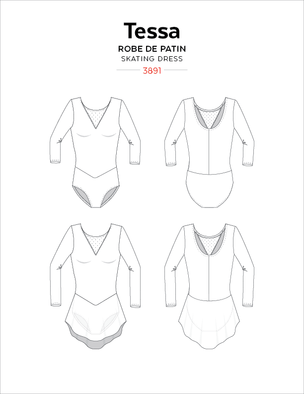JALIE Tessa Leotard Pattern (#3891)