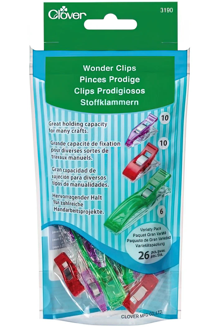 CLOVER Wonder Clips, Variety Pack