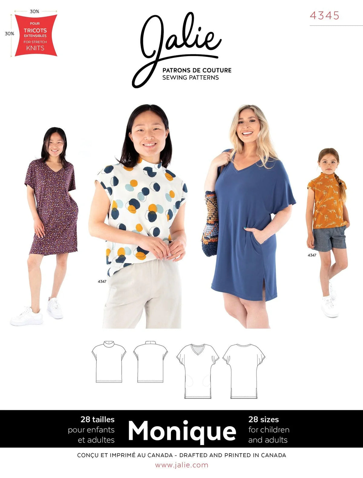 JALIE Monique Dress & Top Pattern (#4345)