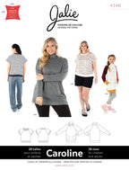 JALIE Caroline Raglan Tee & Tunic Pattern (#4346)