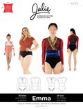 JALIE Emma Surplice Neck Leotard Pattern (#4349)