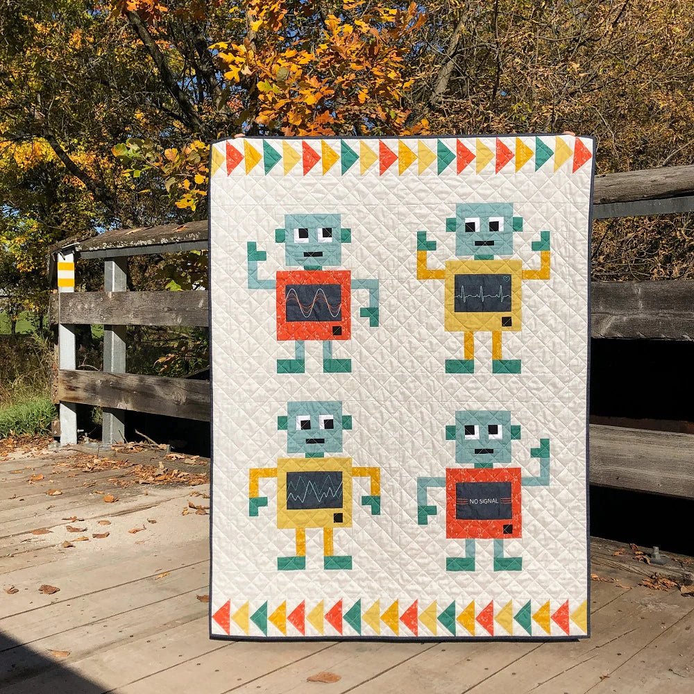 APPLES & BEAVERS "Rocking Robots" Quilt Pattern