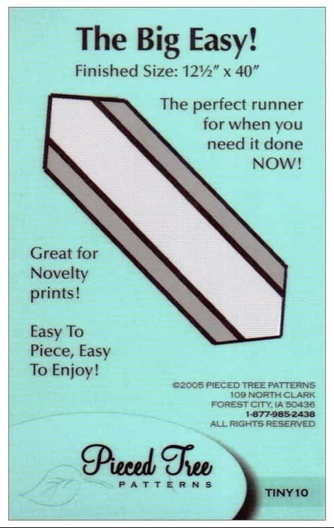 PIECED TREE "The Big Easy" Table Runner Pattern