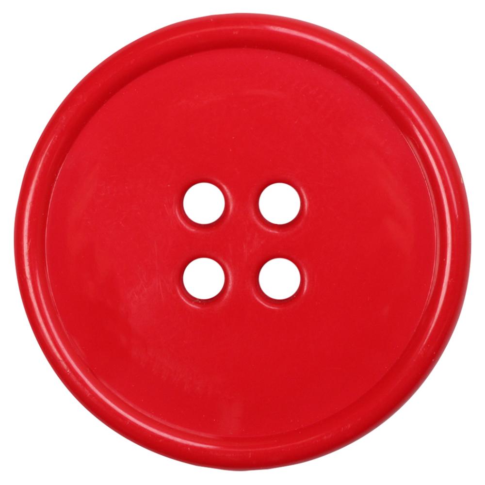 ELAN 4 Hole Button - Red