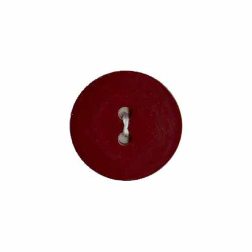 ELAN 2 Hole Button - 14mm (5/8") - Dark Red - 4 count