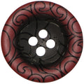 ELAN 4 Hole Button - Brown