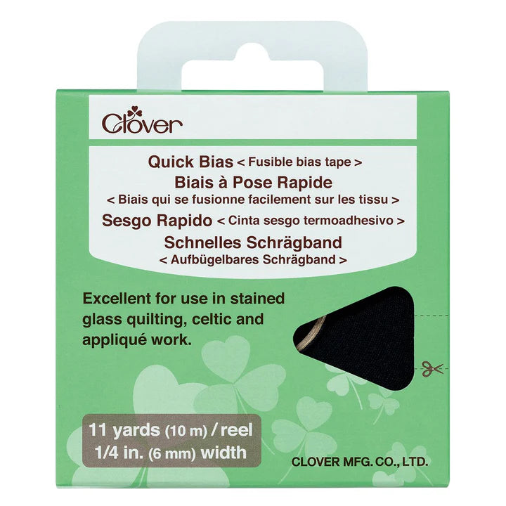 CLOVER Quick Bias Fusible Bias Tape, 1/4"