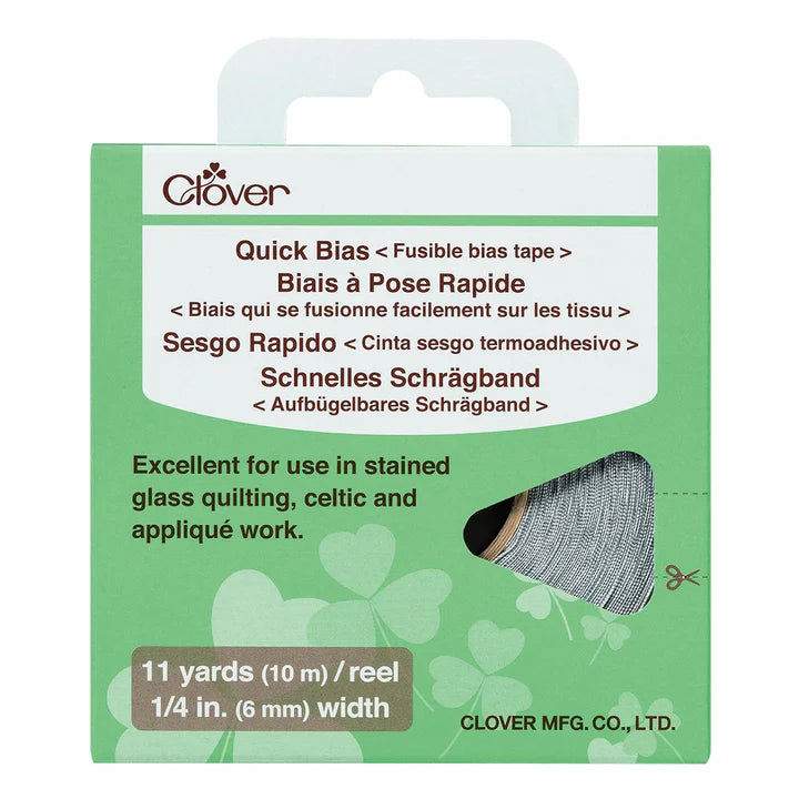 CLOVER Quick Bias Fusible Bias Tape, 1/4"