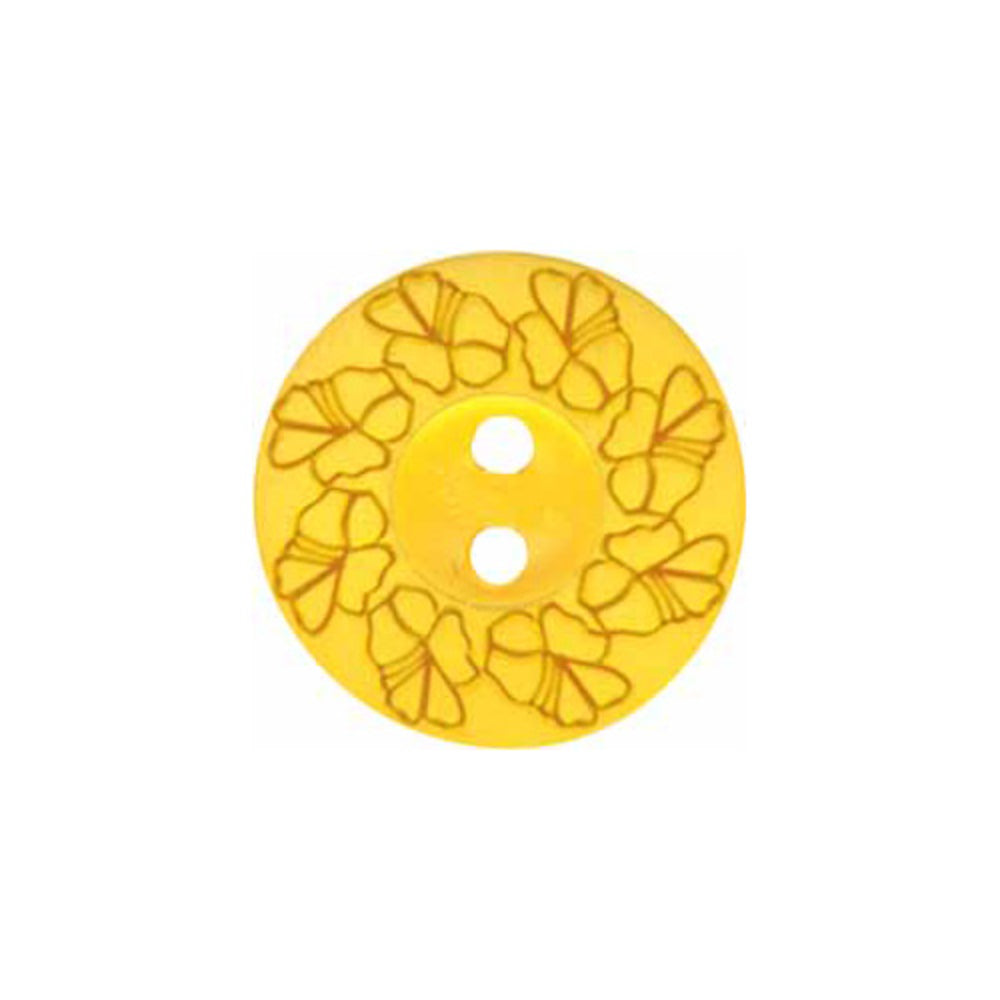 ELAN 2 Hole Button - Yellow