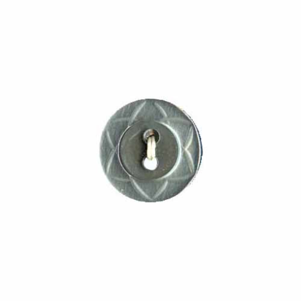ELAN 2 Hole Button - 12mm (1/2") - Grey - 4 count