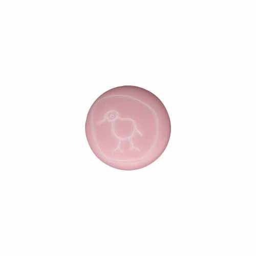 ELAN Novelty Shank Button - Pink - 14mm (1⁄2″) - Duck - 3 count