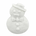 CIRQYE Novelty Shank Button - White  - 28mm (1 1/8″) - Snowman - 2 count