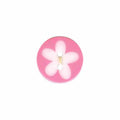 ELAN Novelty 2-Hole Button - Pink - 17mm (5⁄8″) - Flower - 3 count