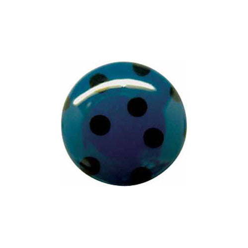 ELAN Novelty Shank Button - Dark Green - 18mm (3⁄4″) - Polka Dot - 3 count