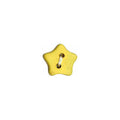 ELAN Novelty 2-Hole Button - Yellow - 12mm (1⁄2″) - Star - 4 count