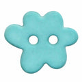 ELAN Novelty 2-Hole Button - Aqua - 15mm (5⁄8″) - Paint Blot - 3 count