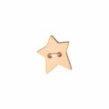 ELAN Novelty 2-Hole Button - Yellow - 15mm (5⁄8″) - Star - 3 count