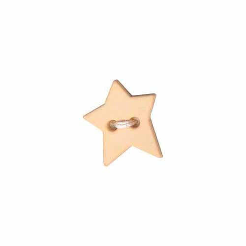 ELAN Novelty 2-Hole Button - Yellow - 15mm (5⁄8″) - Star - 3 count