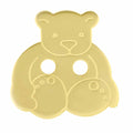 ELAN Novelty 2-Hole Button - Beige - 18mm (3⁄4″) - Teddy Bear - 2 count