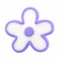 ELAN Novelty Shank Button - Purple - 15mm (5⁄8″) - Flower - 3 count